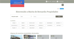 Desktop Screenshot of maritadebernardis.com.ar