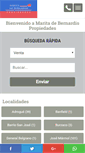 Mobile Screenshot of maritadebernardis.com.ar